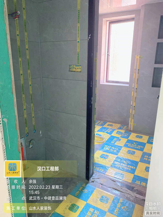 中建一品瀾灣11棟裝修工地油漆工程驗收